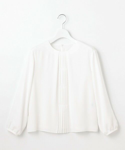 L size ONWARD(大きいサイズ) / エルサイズオンワード カットソー | プリーツ タック カットソー | 詳細7