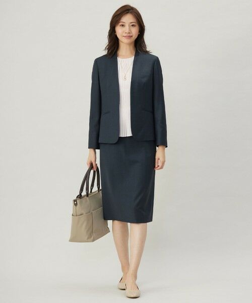 L size ONWARD(大きいサイズ) / エルサイズオンワード カットソー | プリーツ タック カットソー | 詳細9