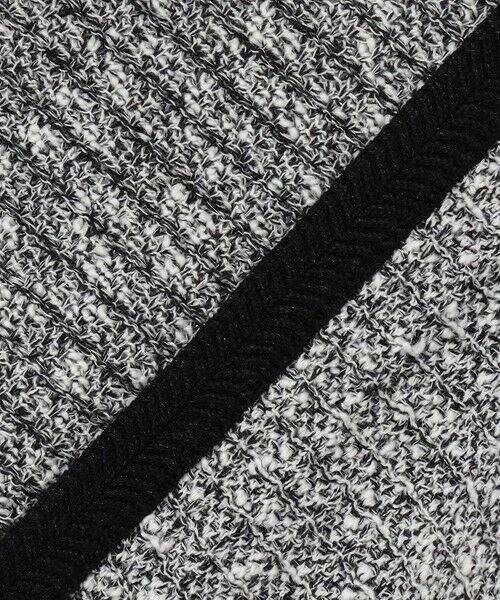 L size ONWARD(大きいサイズ) / エルサイズオンワード ノーカラージャケット | TWEED ニット ジャケット | 詳細19