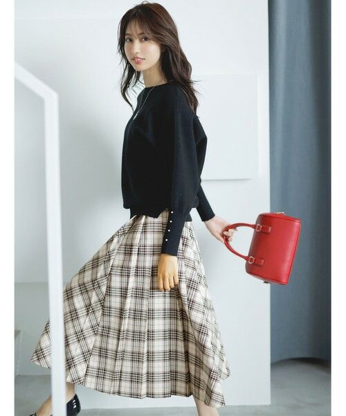 L size ONWARD(大きいサイズ) / エルサイズオンワード ニット・セーター | 【洗える・セットアップ可】アンチピリングドルマン畔 ニット | 詳細19