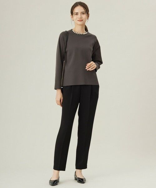 L size ONWARD(大きいサイズ) / エルサイズオンワード ニット・セーター | 【洗える】パールディティールプルオーバー ニット | 詳細2