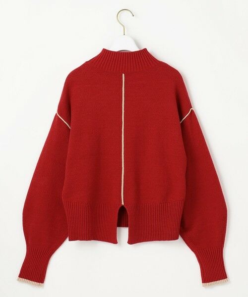 L size ONWARD(大きいサイズ) / エルサイズオンワード セットアップ | 【洗える・2SET】ボリューム ニット × スエードライク スカート セット | 詳細11