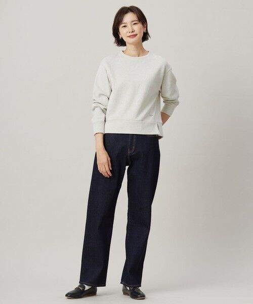 L size ONWARD(大きいサイズ) / エルサイズオンワード デニムパンツ | 【洗える】BASIC STRETCH DENIM ボーイフィット パンツ | 詳細7
