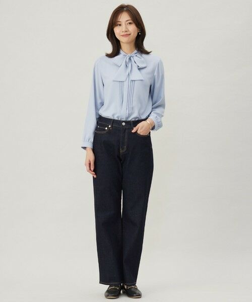 L size ONWARD(大きいサイズ) / エルサイズオンワード デニムパンツ | 【洗える】BASIC STRETCH DENIM ボーイフィット パンツ | 詳細1