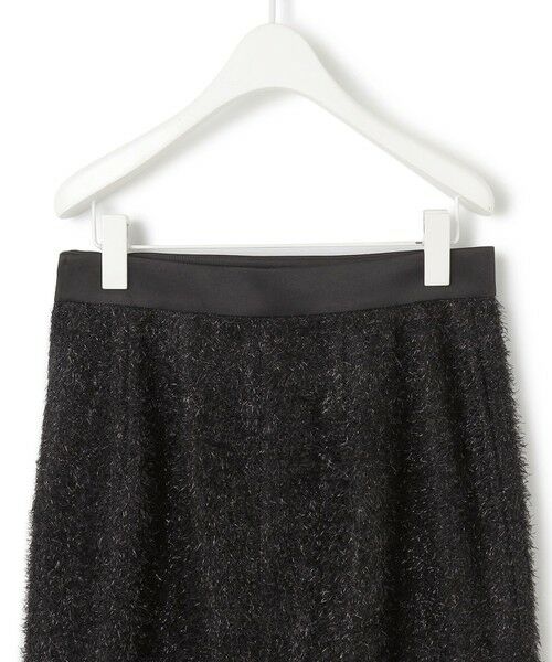 L size ONWARD(大きいサイズ) / エルサイズオンワード ミニ・ひざ丈スカート | ルレックスヘアリージャカード ナロースカート | 詳細14