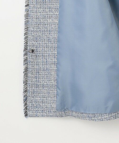 L size ONWARD(大きいサイズ) / エルサイズオンワード ベスト | 【カタログ掲載・セットアップ対応】ライトミックスツイード ジレ | 詳細14