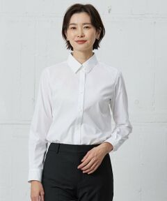 L size ONWARD(大きいサイズ) / エルサイズオンワード シャツ・ブラウス | ホワイトブロード シャツカラーブラウス