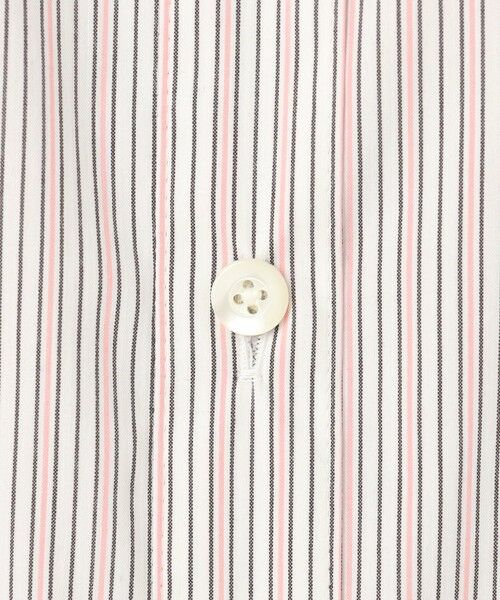 L size ONWARD(大きいサイズ) / エルサイズオンワード シャツ・ブラウス | 【洗える】BEZコットンナイロン ストライプ シャツカラー ブラウス | 詳細15