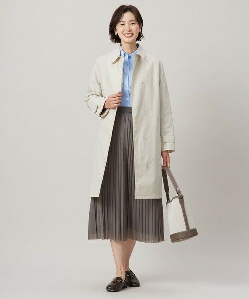 L size ONWARD(大きいサイズ) / エルサイズオンワード シャツ・ブラウス | 【洗える】BEZコットンナイロン ストライプ シャツカラー ブラウス | 詳細25