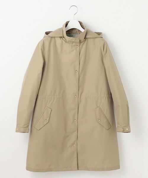 L size ONWARD(大きいサイズ) / エルサイズオンワード その他アウター | 【洗える】スパンライクナイロンタッサー フーデット コート | 詳細10