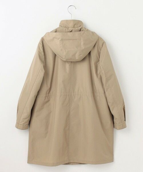 L size ONWARD(大きいサイズ) / エルサイズオンワード その他アウター | 【洗える】スパンライクナイロンタッサー フーデット コート | 詳細11