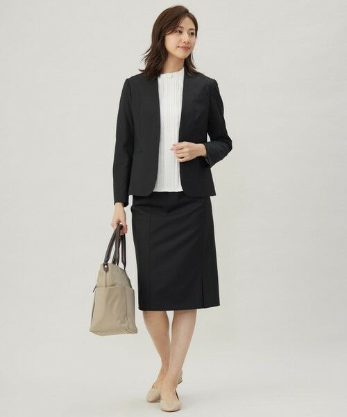 L size ONWARD(大きいサイズ) / エルサイズオンワード ノーカラージャケット | 【セットアップ対応】BAHARIYE SOLID ノーカラー ジャケット | 詳細4