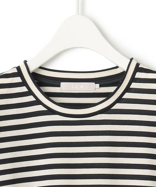 L size ONWARD(大きいサイズ) / エルサイズオンワード カットソー | 【WEB限定・洗える】 シアージャージーコンビ カットソー | 詳細8