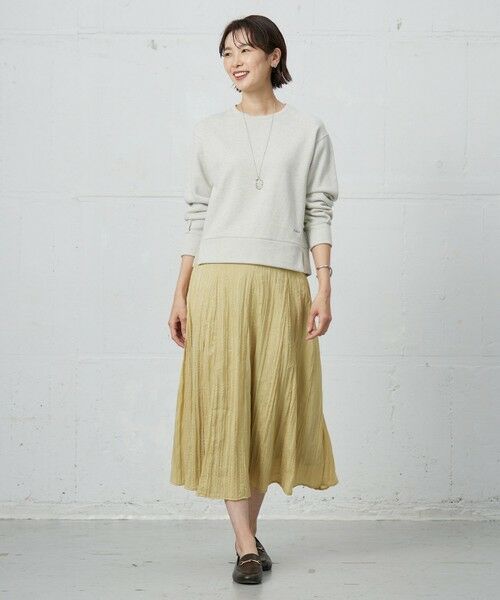 L size ONWARD(大きいサイズ) / エルサイズオンワード カットソー | 【WEB限定カラーあり】ラメ裏毛 カットソー | 詳細12