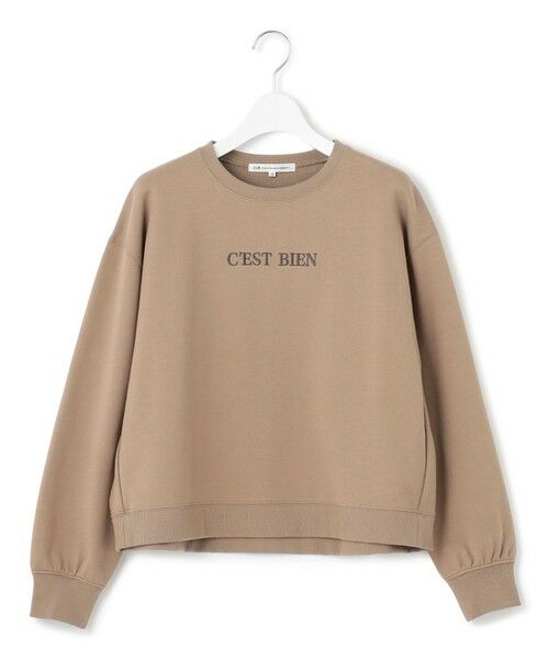 L size ONWARD(大きいサイズ) / エルサイズオンワード カットソー | 【一部店舗限定/洗える】クリアコットンテリー セットアップ ロゴ スウェット | 詳細15