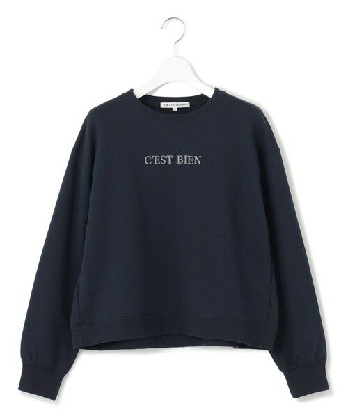 L size ONWARD(大きいサイズ) / エルサイズオンワード カットソー | 【一部店舗限定/洗える】クリアコットンテリー セットアップ ロゴ スウェット | 詳細20