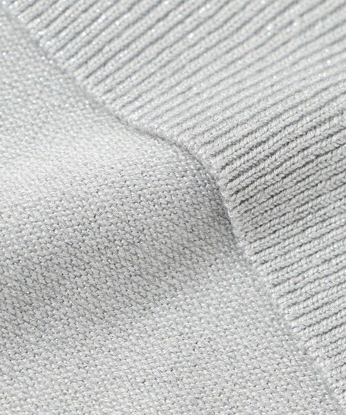 L size ONWARD(大きいサイズ) / エルサイズオンワード カーディガン・ボレロ | 【APPLAUDIR】コンパクト ドルマンスリーブ ラメカーディガン | 詳細14