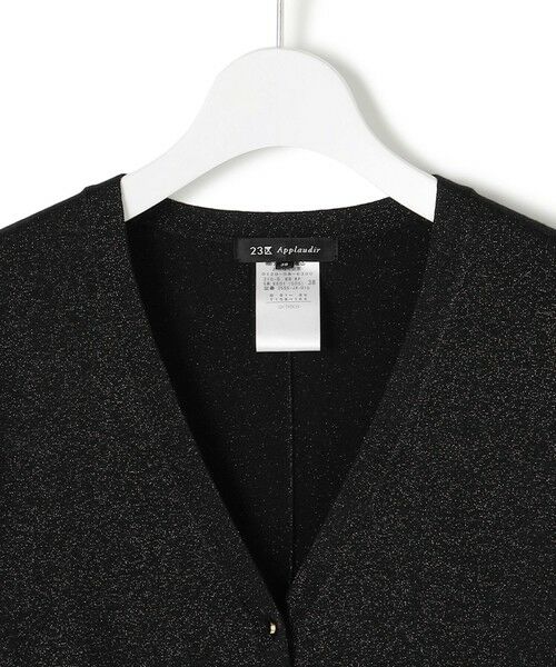 L size ONWARD(大きいサイズ) / エルサイズオンワード カーディガン・ボレロ | 【APPLAUDIR】コンパクト ドルマンスリーブ ラメカーディガン | 詳細19