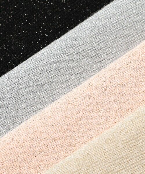 L size ONWARD(大きいサイズ) / エルサイズオンワード カーディガン・ボレロ | 【APPLAUDIR】コンパクト ドルマンスリーブ ラメカーディガン | 詳細24