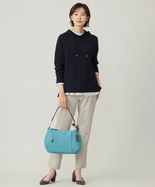 L size ONWARD(大きいサイズ) / エルサイズオンワード パーカー | 【洗える】HOODIE ニット パーカー | 詳細4