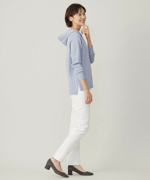 L size ONWARD(大きいサイズ) / エルサイズオンワード パーカー | 【洗える】HOODIE ニット パーカー | 詳細9