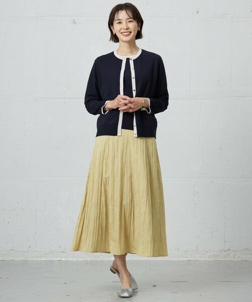 L size ONWARD(大きいサイズ) / エルサイズオンワード その他トップス | 【洗える・ニットセット】TRIM TWIN ニット | 詳細1