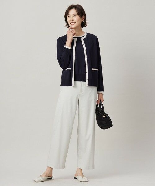 L size ONWARD(大きいサイズ) / エルサイズオンワード その他トップス | 【洗える・ニットセット】TRIM TWIN ニット | 詳細5