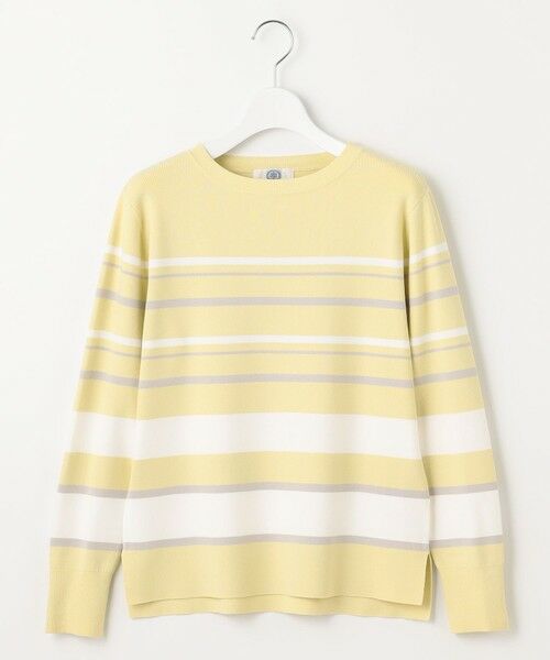 L size ONWARD(大きいサイズ) / エルサイズオンワード ニット・セーター | 【洗える】Rayon Stretch Border ニット | 詳細5