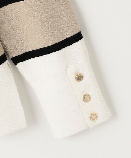 L size ONWARD(大きいサイズ) / エルサイズオンワード ニット・セーター | 【洗える】Rayon Stretch Border ニット | 詳細23