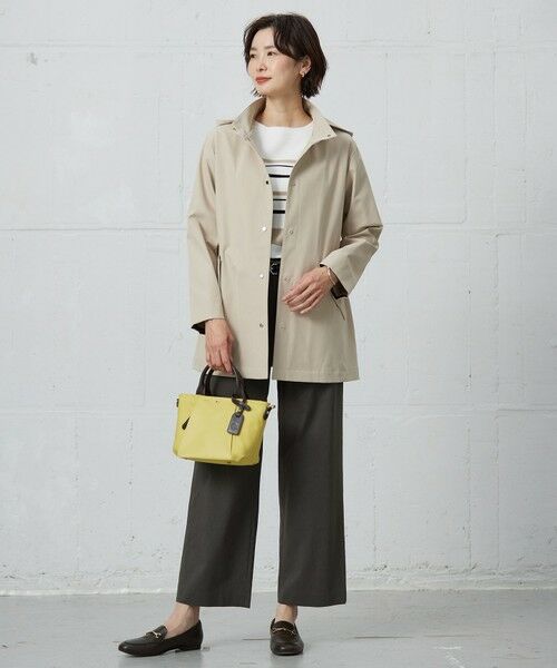 L size ONWARD(大きいサイズ) / エルサイズオンワード ニット・セーター | 【洗える】Rayon Stretch Border ニット | 詳細13