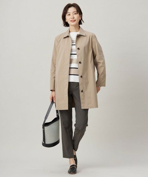 L size ONWARD(大きいサイズ) / エルサイズオンワード ニット・セーター | 【洗える】Rayon Stretch Border ニット | 詳細15