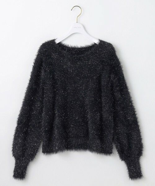 L size ONWARD(大きいサイズ) / エルサイズオンワード ニット・セーター | 【洗える】フィルムラメシャギー ニット | 詳細7