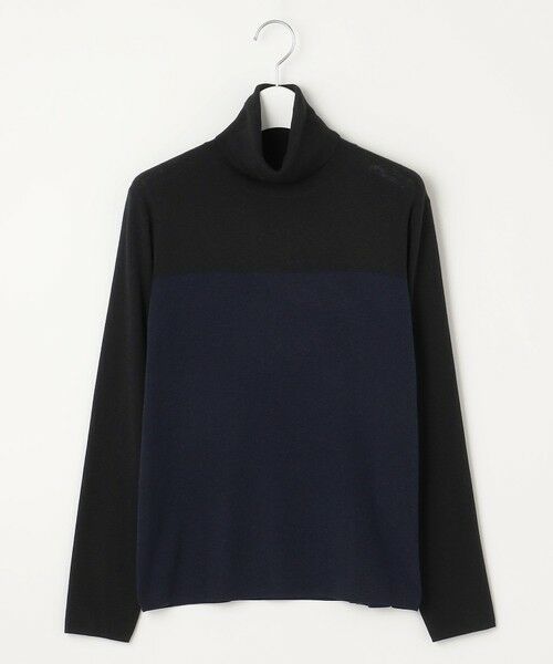 L size ONWARD(大きいサイズ) / エルサイズオンワード ニット・セーター | 【洗える】シルクウールリブタートルネック ニット | 詳細16