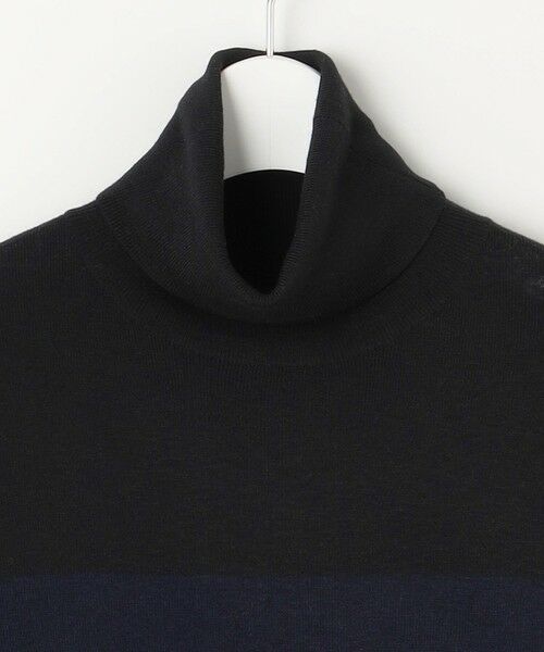 L size ONWARD(大きいサイズ) / エルサイズオンワード ニット・セーター | 【洗える】シルクウールリブタートルネック ニット | 詳細17