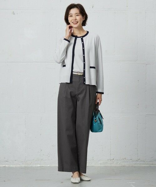 セール】 【洗える】20チノストレッチ ワイドパンツ （その他