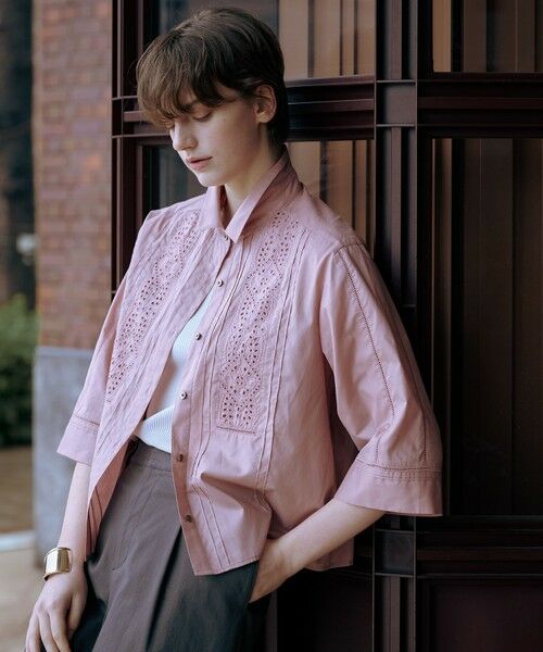 L size ONWARD(大きいサイズ) / エルサイズオンワード その他パンツ | 【洗える】20チノストレッチ ワイドパンツ | 詳細1