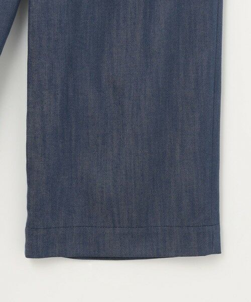 L size ONWARD(大きいサイズ) / エルサイズオンワード その他パンツ | 【洗える】セルロースシャンブレー ワイド パンツ | 詳細10