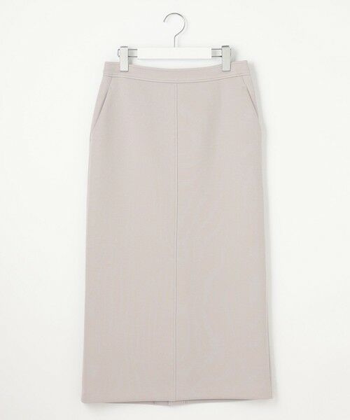 L size ONWARD(大きいサイズ) / エルサイズオンワード ミニ・ひざ丈スカート | 【洗える】ダンボールジャージー ナロー スカート | 詳細10