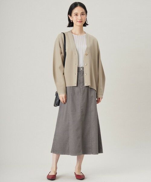 L size ONWARD(大きいサイズ) / エルサイズオンワード デニムスカート | 【洗える】ウスカルデニム スカート | 詳細15