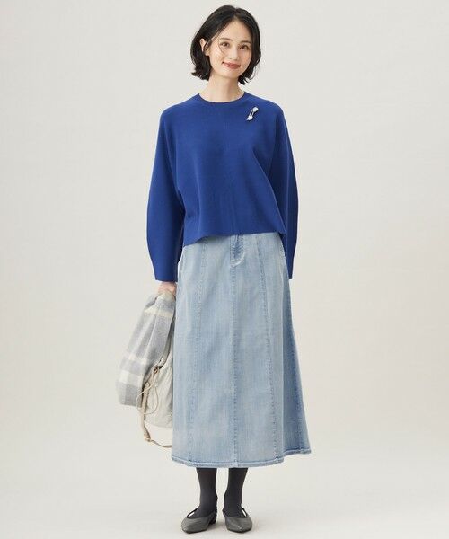 L size ONWARD(大きいサイズ) / エルサイズオンワード デニムスカート | 【洗える】ウスカルデニム スカート | 詳細19