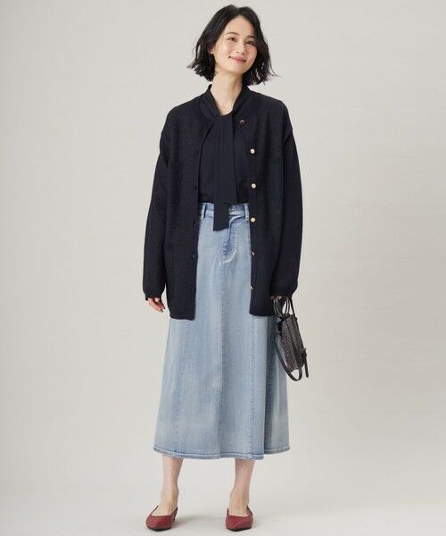 L size ONWARD(大きいサイズ) / エルサイズオンワード デニムスカート | 【洗える】ウスカルデニム スカート | 詳細22