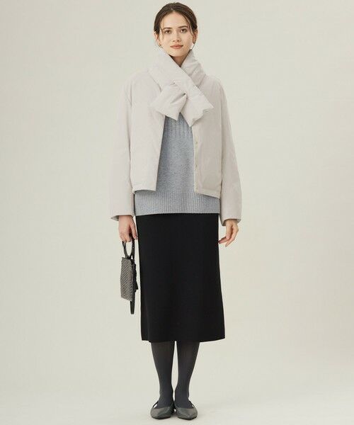 L size ONWARD(大きいサイズ) / エルサイズオンワード ミニ・ひざ丈スカート | 【カタログ掲載・セットアップ対応・洗える】スムージーニット スカート | 詳細7