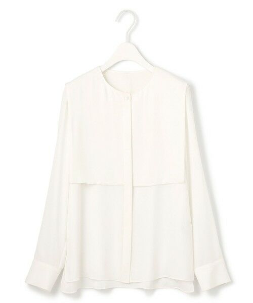 L size ONWARD(大きいサイズ) / エルサイズオンワード シャツ・ブラウス | 【UVケア・速乾・接触冷感・洗える】BackSatinAmunzen デザインブラウス | 詳細8