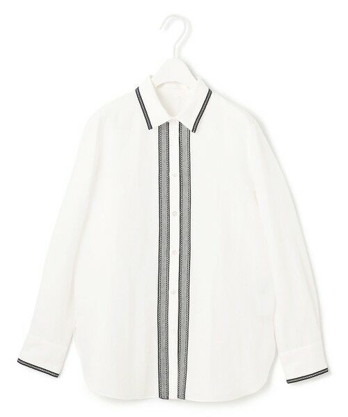 L size ONWARD(大きいサイズ) / エルサイズオンワード シャツ・ブラウス | 【日本製】 コットンリネンタンブラー ブラウス | 詳細5