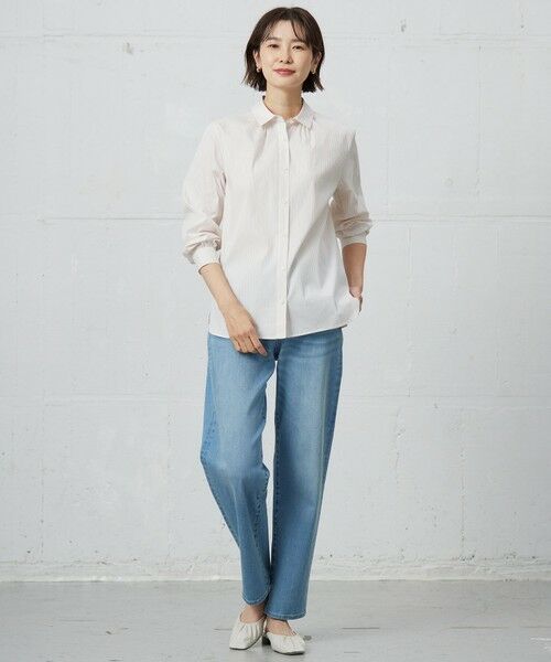 L size ONWARD(大きいサイズ) / エルサイズオンワード シャツ・ブラウス | 【洗える】BEZ VEGA シャツカラー ブラウス | 詳細1