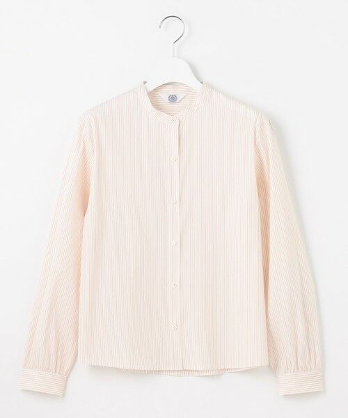 L size ONWARD(大きいサイズ) / エルサイズオンワード シャツ・ブラウス | 【洗える】BEZ VEGA バンドカラー ブラウス | 詳細3