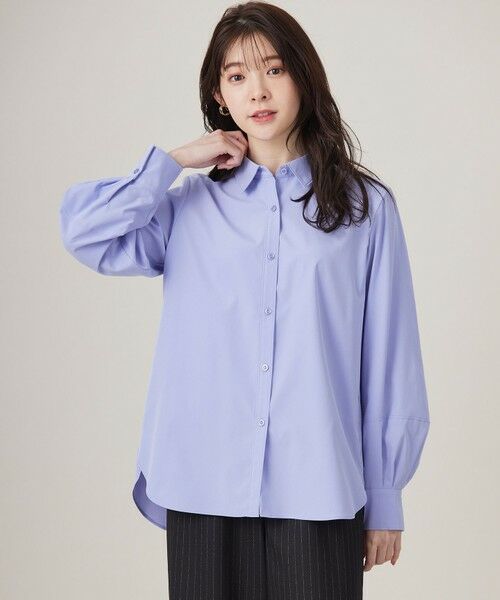 L size ONWARD(大きいサイズ) / エルサイズオンワード シャツ・ブラウス | 【洗える】ランタンスリーブ シャツ | 詳細17