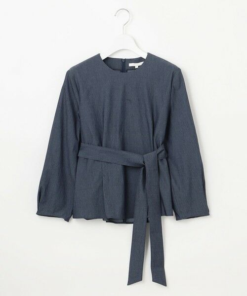 L size ONWARD(大きいサイズ) / エルサイズオンワード シャツ・ブラウス | 【セットアップ対応・洗える】ドレープツイルプルオーバー ブラウス | 詳細7