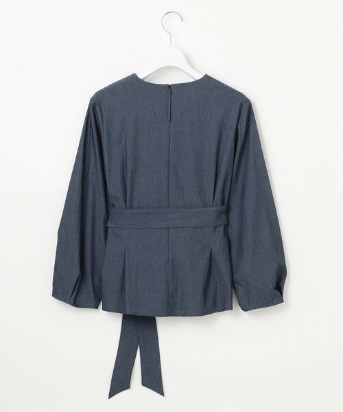 L size ONWARD(大きいサイズ) / エルサイズオンワード シャツ・ブラウス | 【セットアップ対応・洗える】ドレープツイルプルオーバー ブラウス | 詳細8