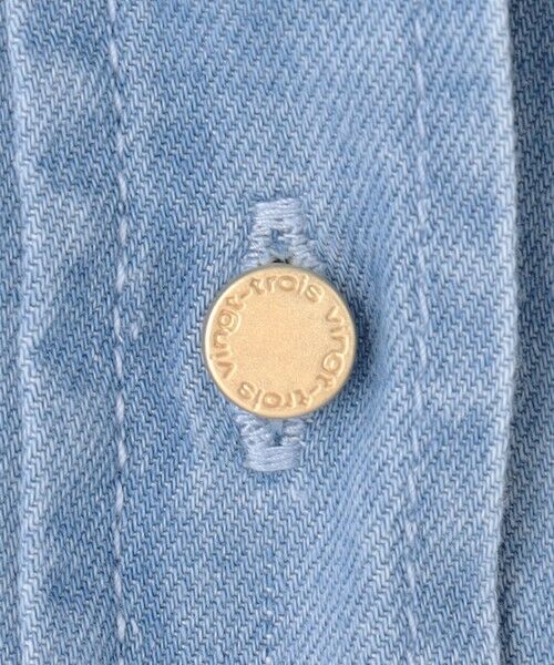 L size ONWARD(大きいサイズ) / エルサイズオンワード シャツ・ブラウス | 【洗える】ライトダンガリー 2WAY シャツ | 詳細13